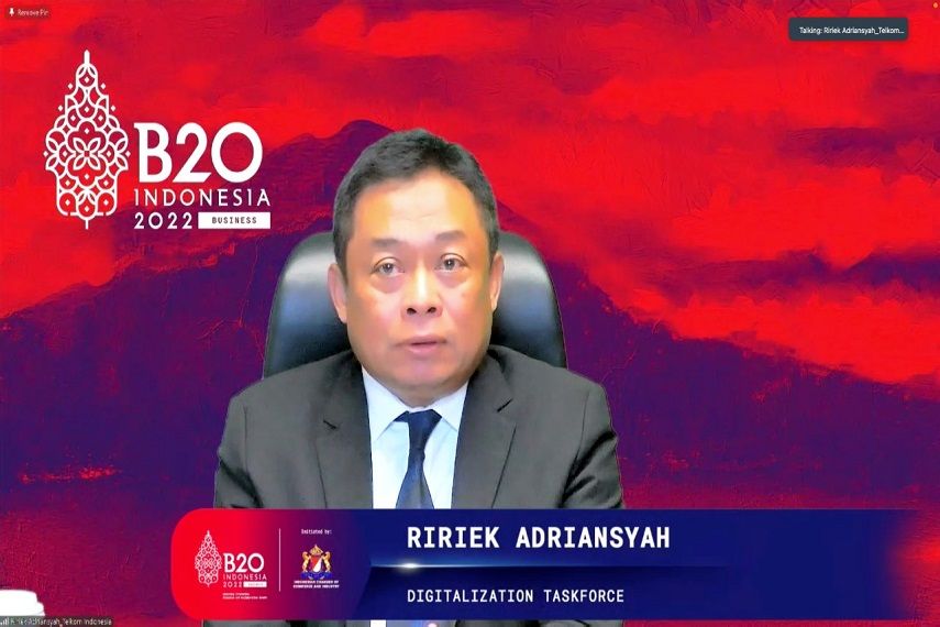 podiumnews.com-Telkom Pimpin Gugus Tugas Digitalisasi B20 Indonesia 2022